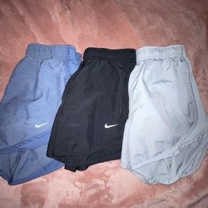 Bundle of 3 size small NIKE DRI-FIT shorts